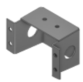 SmarTruckHD Camera Cage, Laser Cut LP, Supplied 12ga Mild Steel, Includes Forming and Black Powder Coat