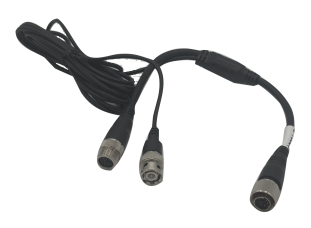 SmarTruckHD 6p mini din "Y" Male/Female to BNC Adapter (Rev.2)