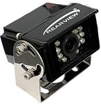 Frame Mount, 130 FOV, CVBS, IR LED, 4p mini-din, Heater, Non Mirror, Black, IP 69K Waterproof, NTSC/PAL