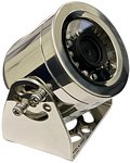 Frame Mount, 130 FOV, CVBS, IR LED, 4p mini-din, Heater, Non Mirror, Stainless Steel, IP 69K Waterproof