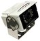 Frame Mount, 78 FOV, CVBS, IR LED, 4p mini-din, Heater, Non Mirror, White, IP 69K Waterproof, NTSC/PAL
