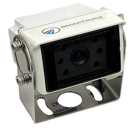 Frame Mount, 92 FOV, CVBS, IR LED, 6p mini-din, Heater, Non Mirror, White, IP 69K Waterproof