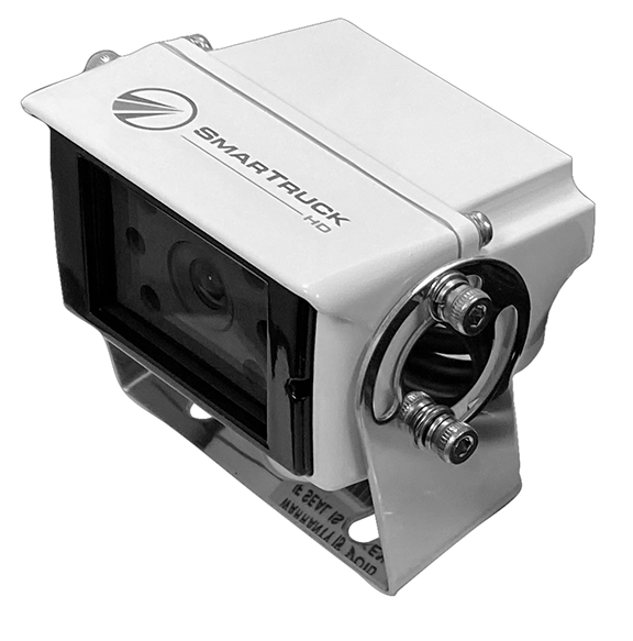SmarTruckHD Frame Mount, 92 FOV, CVBS, IR LED, 6p mini-din, Heater, Non Mirror, White, IP 69K Waterproof