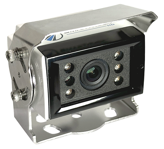 SmarTruckHD Frame Mount, 130 FOV, CVBS, IR LED, 4p mini-din, Heater, Mirror, White, IP 69K Waterproof, PAL ONLY