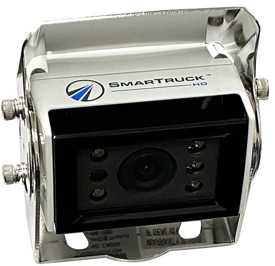 Frame Mount, 130 FOV, CVBS, IR LED, 6p mini-din, Heater, Mirror, White, IP 69K Waterproof