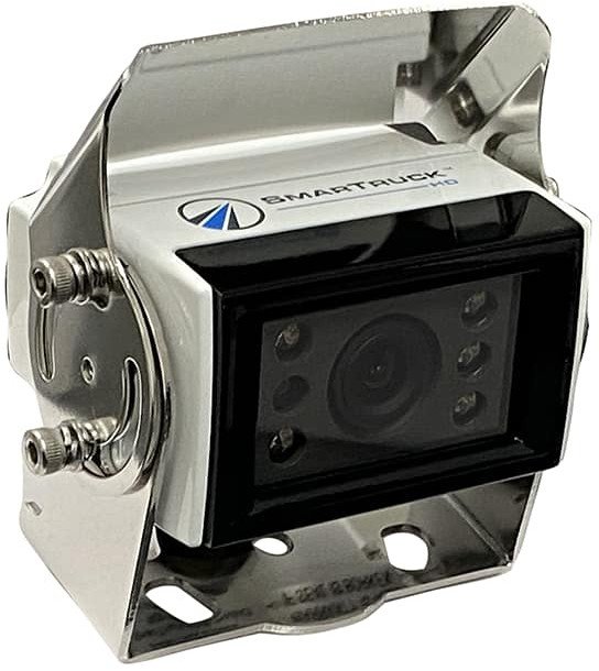Frame Mount, 130 FOV, CVBS, IR LED, 6p mini-din, Heater, Mirror, White, IP 69K Waterproof