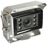 Frame Mount, 150 FOV, CVBS, IR LED, 4p mini-din, Heater, Mirror, White, IP 69K Waterproof