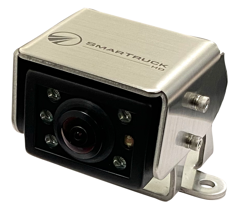 Frame Mount, 210 FOV, CVBS, IR LED, 6p mini-din, Mirror, Black, IP 69K Waterproof, Stainless Steel Bracket