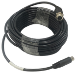 SmarTruckHD 4p mini-din Male Push Type to 4p mini-din Female Threaded Connector Camera Cable (Shielded)