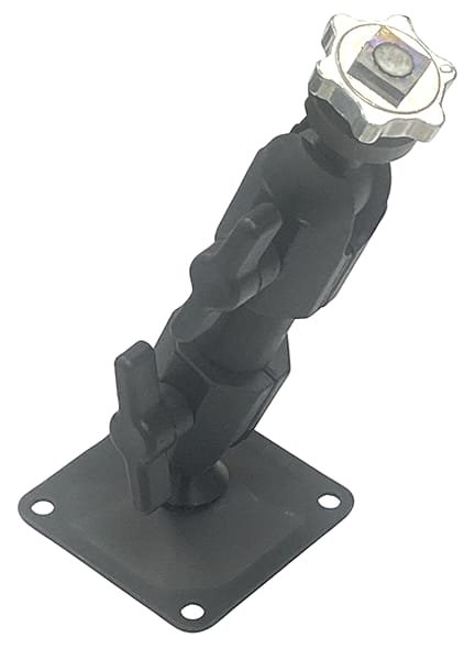 SmarTruckHD 6" T-Bolt Pedestal Mount with Rise Knob Adjustment